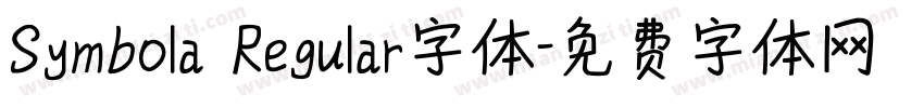 Symbola Regular字体字体转换